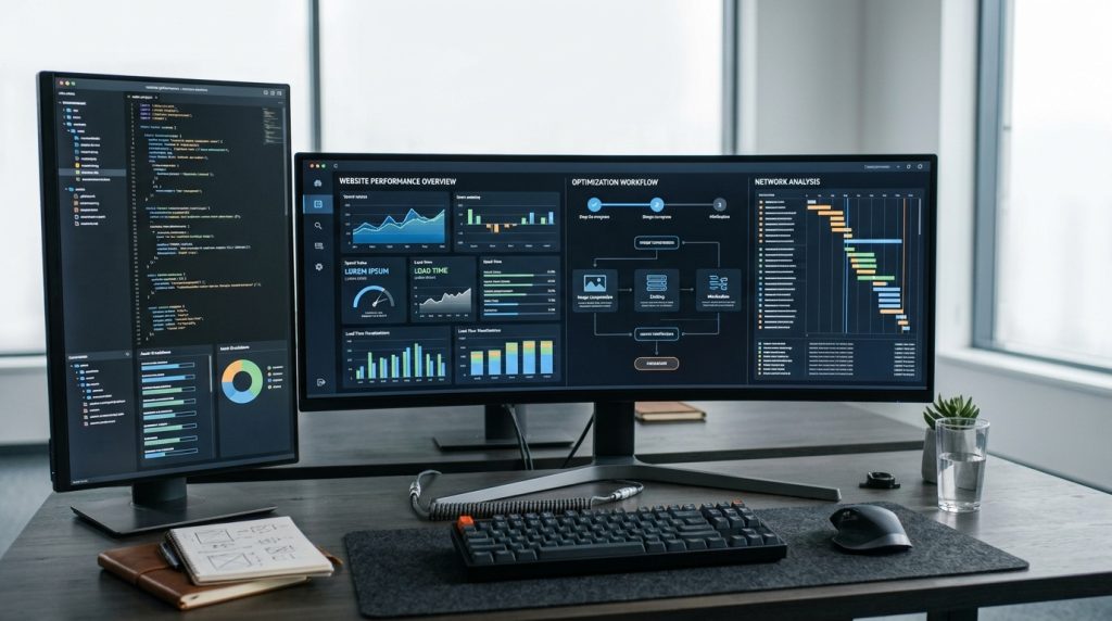Website speed optimization during redesign for better performance