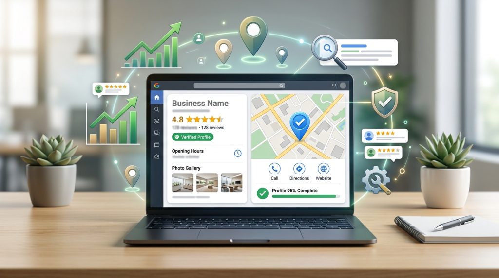 Google Business Profile optimization strategy for improved local rankings