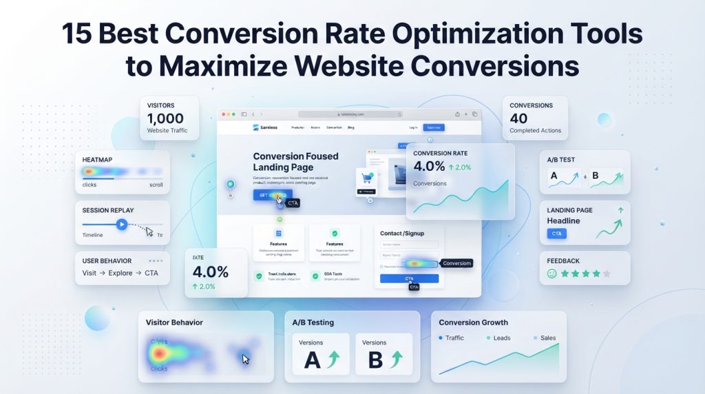 15 best conversion rate optimization tools for website conversions