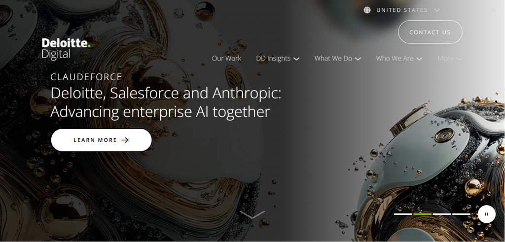 Deloitte Digital homepage