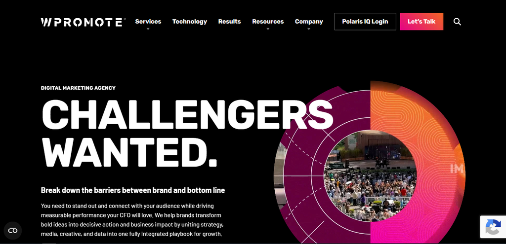 Wpromote homepage